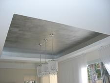 Faux Painting With Metallic Leaf Finishing In Miami Fl